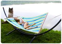 Гамак с каркасом Besta Fiesta MALIBU SET двухместный (зеленый)