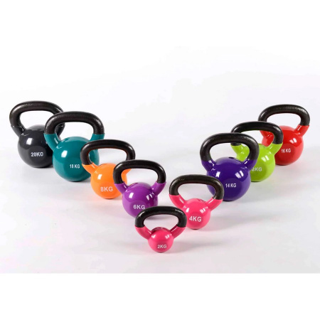 Гиря виниловая Gymmaster ANA-038 8 кг