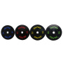 Диск бамперный резиновый Green Logo OKPRO OK2006-1 20 кг