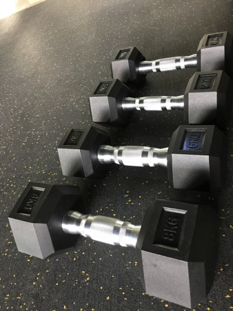Гантель гексагональная (2,5 - 50 кг) MD Buddy MD2102