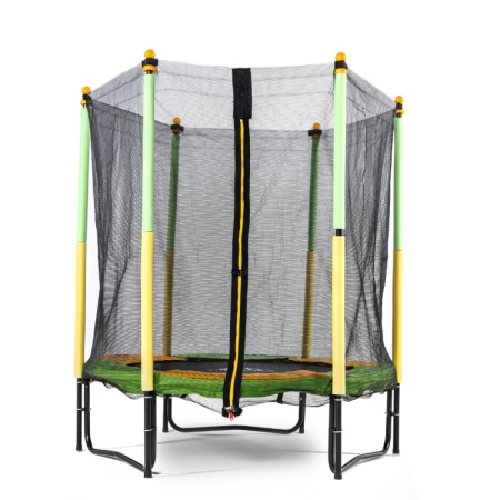 батут dfc jump kids 55" зелено-желтый Батут DFC JUMP KIDS 55" зелено-желтый