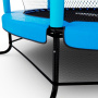 батут детский dfc smrkids 55" с сеткой, blue Батут детский DFC SMRKIDS 55" с сеткой, BLUE