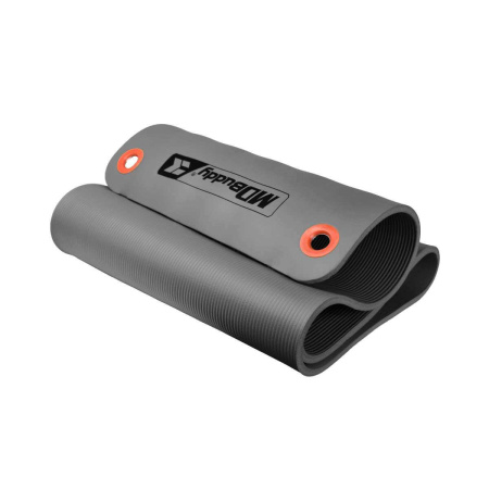 Коврик для пилатеса (материал NBR) MD Buddy MD9004 серый