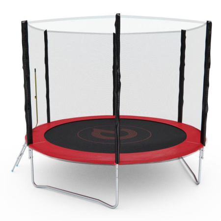 Батут с сеткой DFC PELPO 10ft с лестницей, RED
