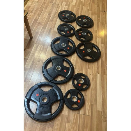 Диск обрезиненный с тройным хватом Gymmaster ANA-008 5кг