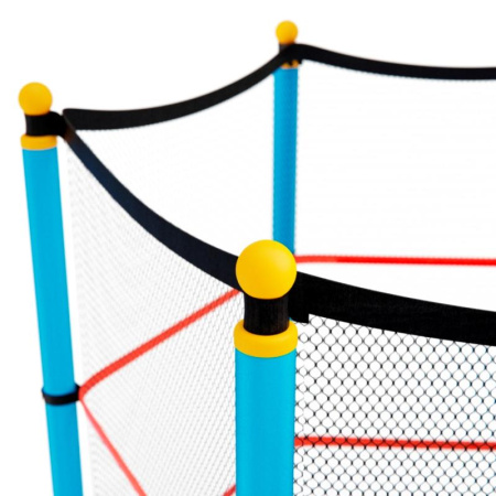 батут детский dfc smrkids 55" с сеткой, blue Батут детский DFC SMRKIDS 55" с сеткой, BLUE
