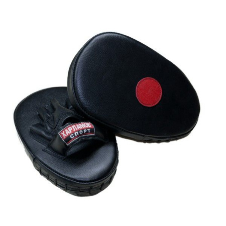 Лапы боксерские прямые кожаные