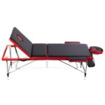 Трёхсекционный алюминиевый массажный стол Casada Malta (3A)