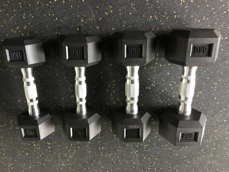 Гантель гексагональная (2,5 - 50 кг) MD Buddy MD2102