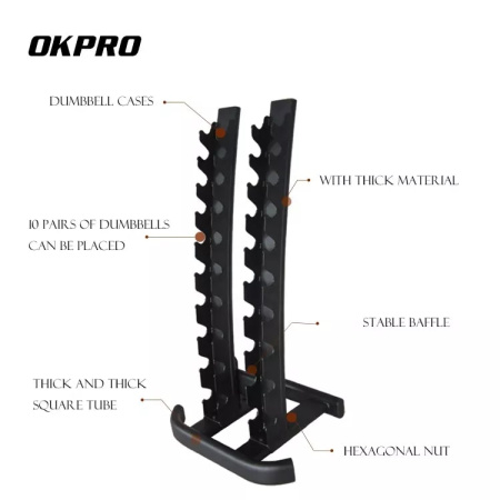 Стойка для гантелей OKPRO OK0017A