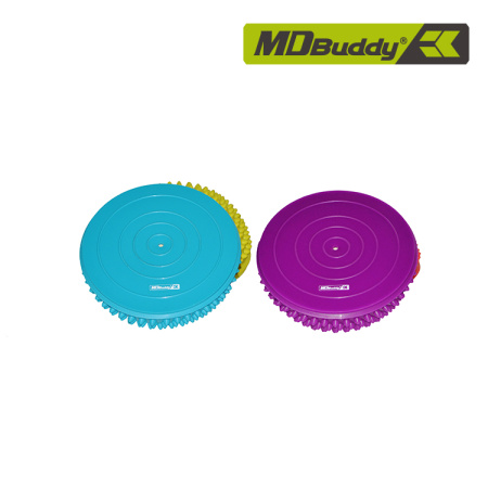 Балансировочная платформа массажная MD Buddy MD1431 голуб.