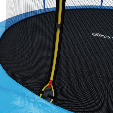 батут каркасный с сеткой dfc kondition 14 ft с лестницей Батут каркасный с сеткой DFC Kondition 14 ft с лестницей