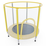 Батут детский DFC FOLDING 40" желтый с сеткой