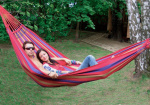 Гамак двухместный FLAMENCO (Бразилия) красный mixed
