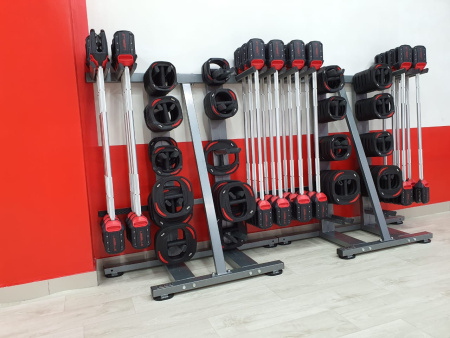 стойка для бодипампов на 12 компл. okpro ok0030 Стойка для бодипампов на 12 компл. OKPRO OK0030