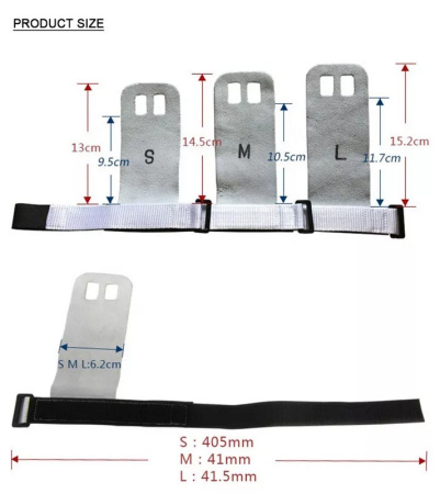 Накладки на ладони гимнастические OKPRO OK1752B S