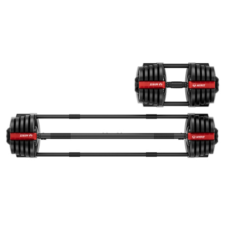 набор регулируемый штанга+гантель hyfit 40 кг Набор регулируемый штанга+гантель HYFIT 40 кг