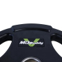 Диск обрезиненный тренировочный с тройным хватом MD Buddy MD1018 20кг
