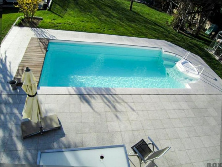 Резиновая плитка Rubblex POOL PUZZLE, 1000x1000х20 мм