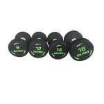 Гантель полиуретановая (2-50 кг) Green Logo OKPRO OK1036