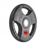 Диск обрезиненный с тройным хватом Gymmaster ANA-008 15кг