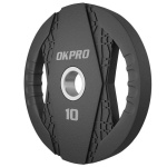 Диск обрезиненный тренировочный с двойным хватом OKPRO OK2005C 1,25 кг