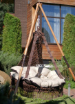 Деревянный каркас МАЙЯ для подвесных кресел GARTAGENA, ARUBA +подарок балдахин DECOR