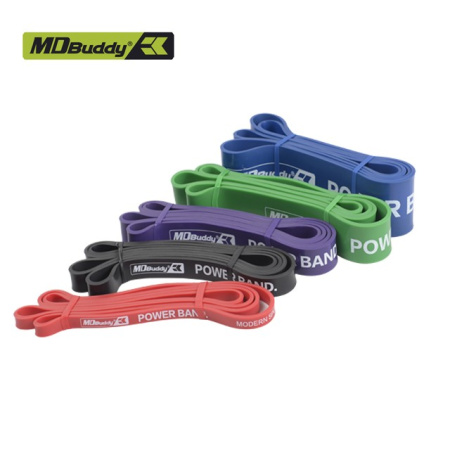 Резиновая петля тренировочная XS(1,3 см) длинная MD Buddy MD1353 красная