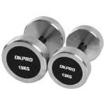 Гантель хромированная OKPRO OK1033C (2,5 - 25 кг, шаг 2,5 кг)