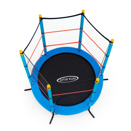 батут детский dfc smrkids 55" с сеткой, blue Батут детский DFC SMRKIDS 55" с сеткой, BLUE