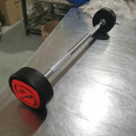 Штанга неразборная полиуретановая MD Buddy MD3014 5-50 кг (шаг 5 кг)