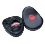 Лапы боксерские гнутые кожаные