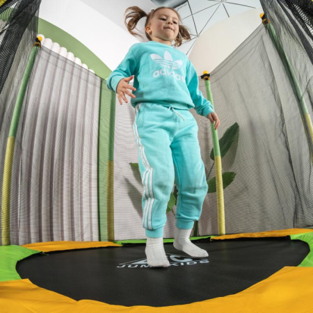 батут dfc jump kids 55" зелено-желтый Батут DFC JUMP KIDS 55" зелено-желтый