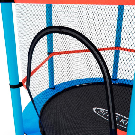 батут детский dfc smrkids 55" с сеткой, blue Батут детский DFC SMRKIDS 55" с сеткой, BLUE