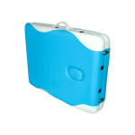 Массажный стол DFC NIRVANA Elegant, 186 x 70 см, толщина 5 см, бело-голубой