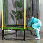 батут dfc jump kids 55" зелено-желтый Батут DFC JUMP KIDS 55" зелено-желтый