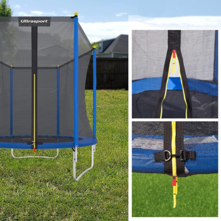 батут dfc ultrasport 6 ft с защитной сеткой Батут DFC ULTRASPORT 6 ft с защитной сеткой