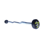 Штанга неразборная обрезиненная MD Buddy MD3009A 5-55 кг (шаг 5 кг)